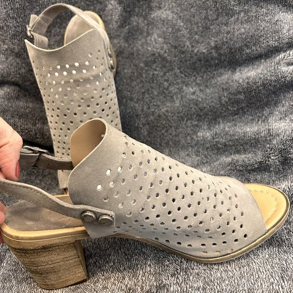 Sophia Milano Sling back, grey suede, size 10 m - Picture 7 of 10